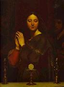 Jean Auguste Dominique Ingres The Virgin of the Host Sweden oil painting artist
